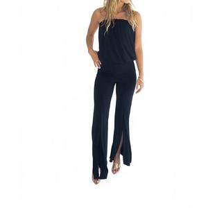 NEW FALCON PARK lola strapless jumpsuit in black